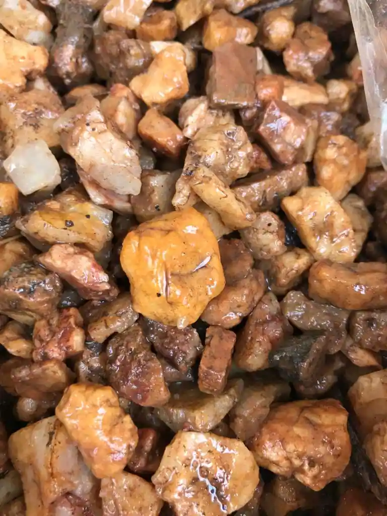 Silica sand media close-up